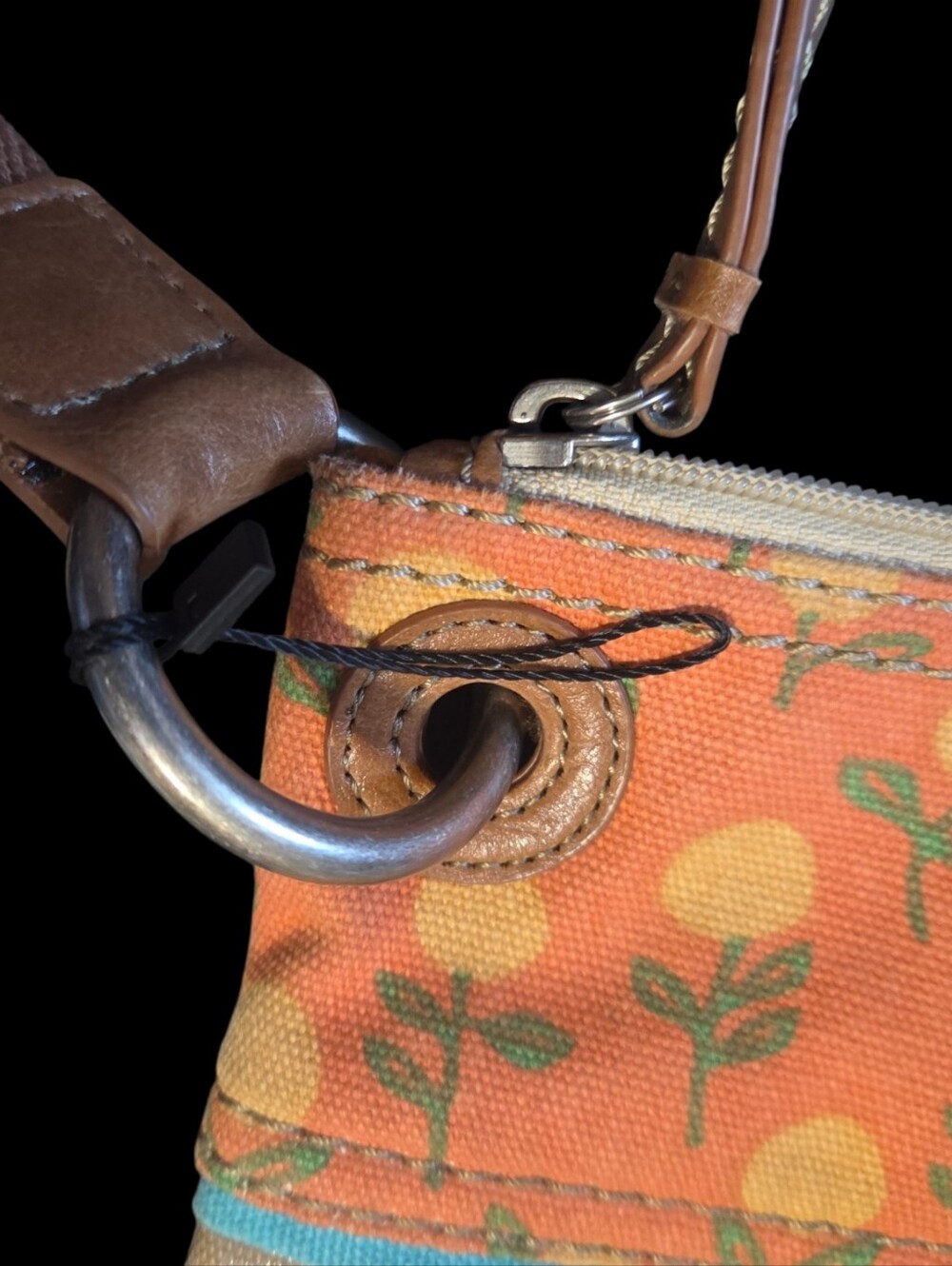 NWOT Fossil Key-Per Birdcage Crossbody Bag Purse Matching City Birds Wallet - Picture 9 of 13